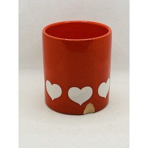 Waechtersbach West German Vintage‎ Red Hearts Canister